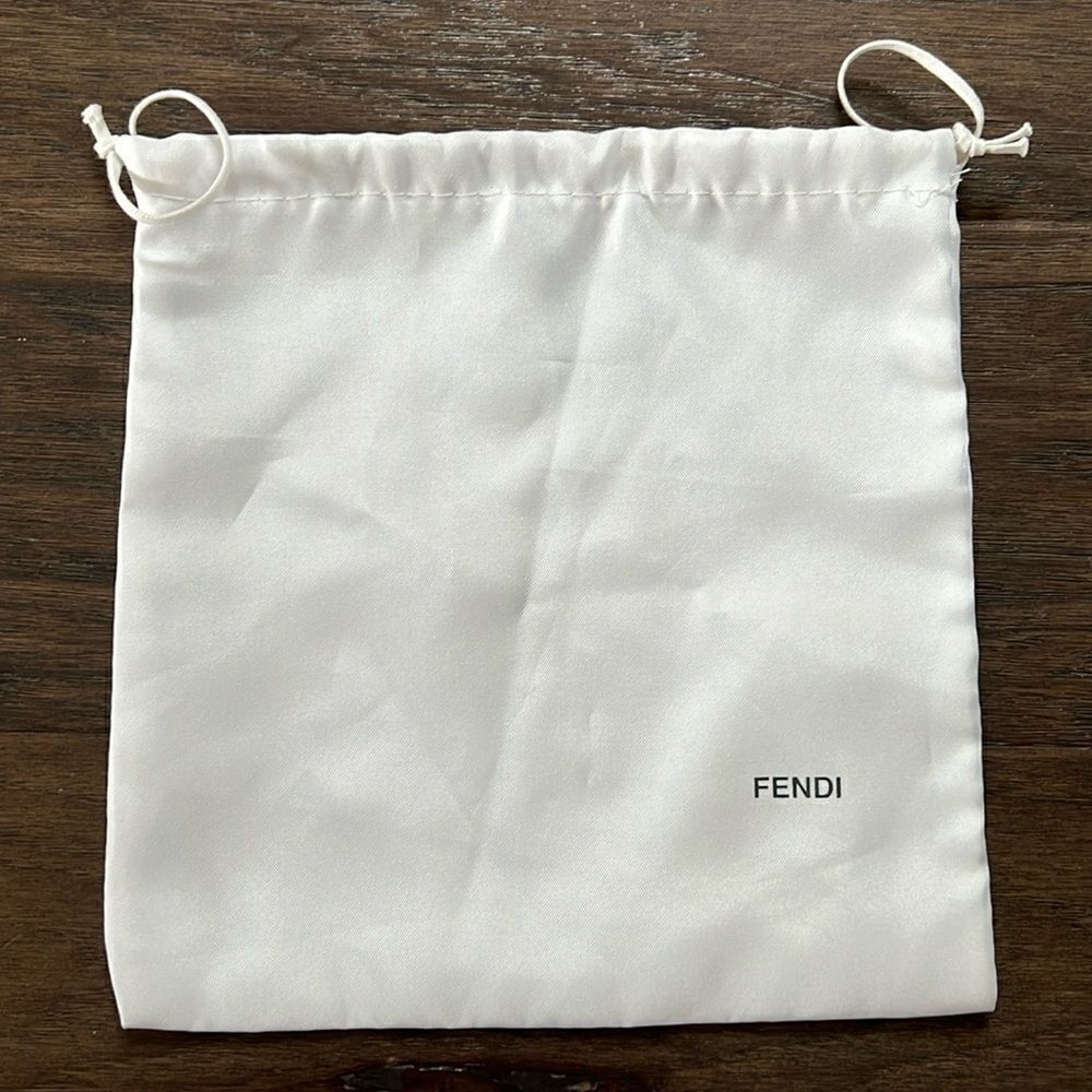 FENDI, nylon white dust bag, 7x8, New
